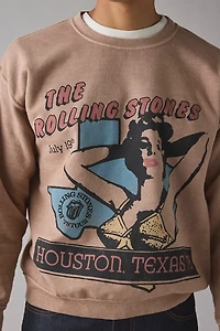 Rolling Stones Houston 1978 Graphic Crew Neck Sweatshirt