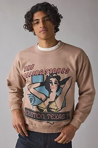Rolling Stones Houston 1978 Graphic Crew Neck Sweatshirt
