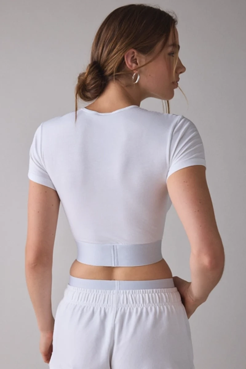 Diesel Uftee-Sport-Cropped-Tee