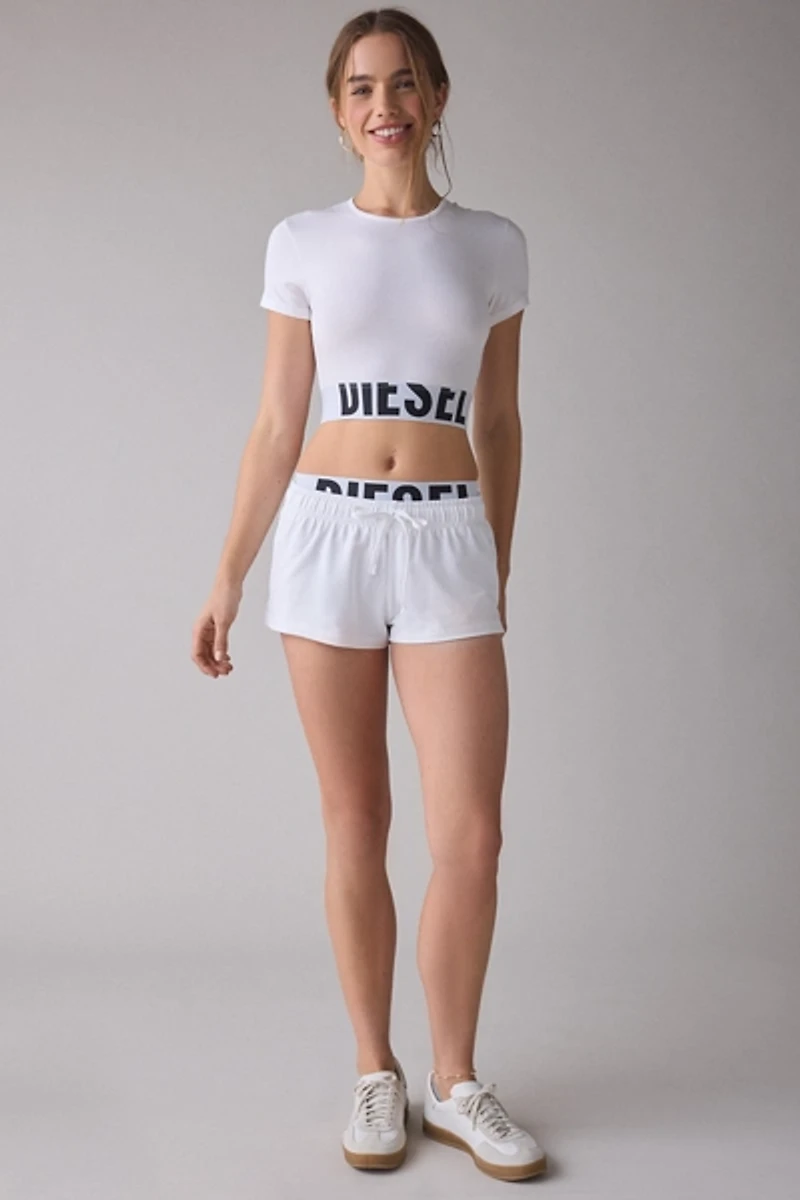 Diesel Uftee-Sport-Cropped-Tee