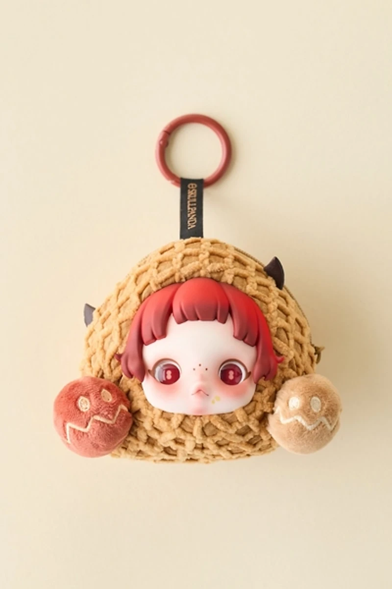 POP MART SKULLPANDA You Found Me! Series Punky Peanut Earbud Case Keychain