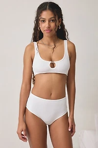 Diesel Florence-Dnm Keyhole Cutout Bikini Top