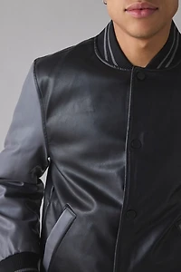 Slate & Stone Padded Faux Leather Jacket