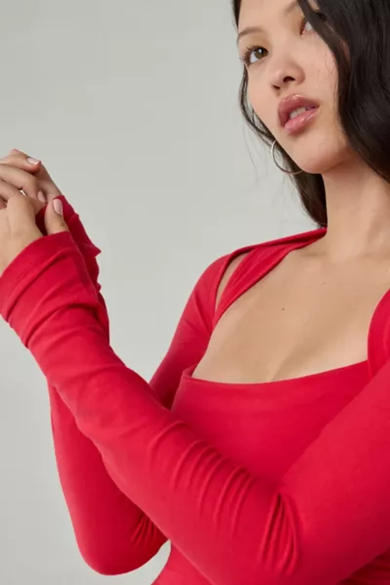 Out From Under Bec Long Sleeve Shrug Top