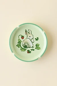 Minimal Icon Graphic Printed Ceramic Ashtray