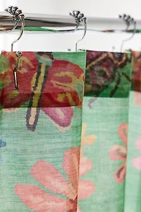 Garden Icons Patterned Shower Curtain