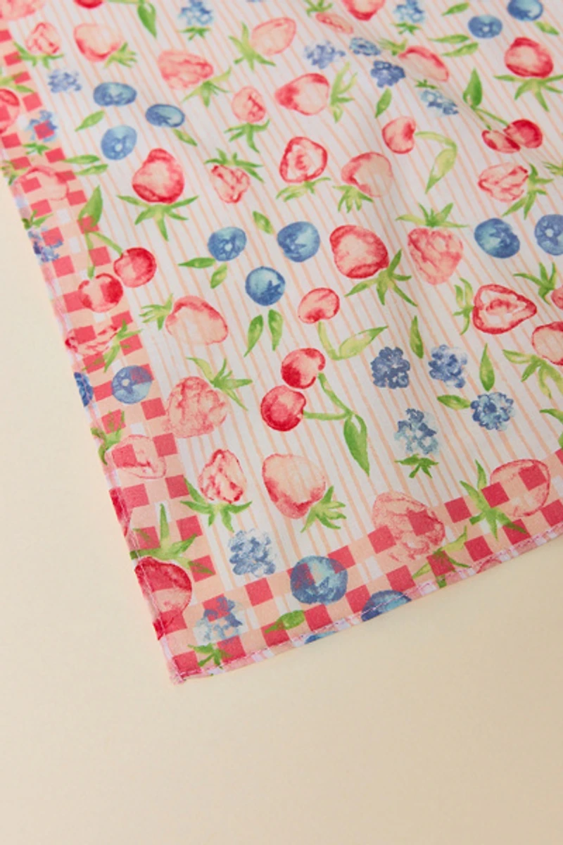 Fruit Pattern Cotton Bandana