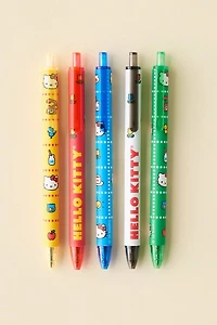 Sanrio Hello Kitty Retro Soft-Touch Gel Pen Set