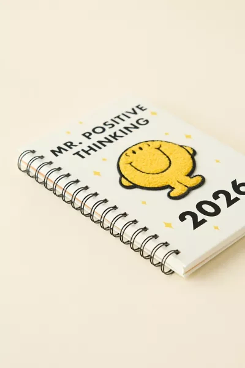 Mr. Positive Thinking Chenille Patch 2026 Daily Planner