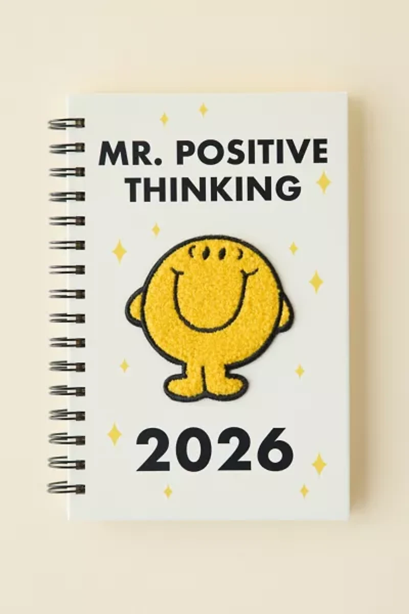 Mr. Positive Thinking Chenille Patch 2026 Daily Planner