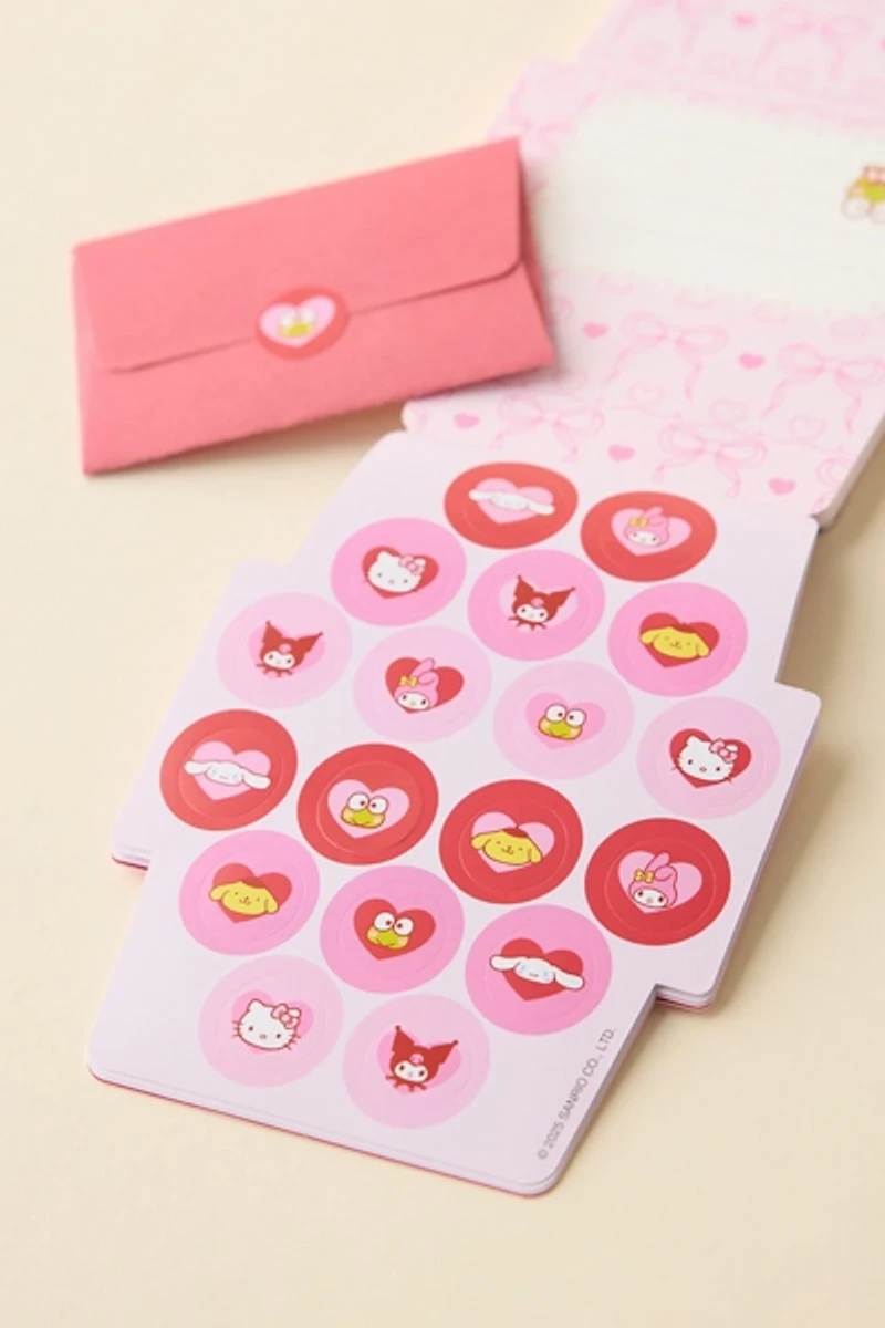 Sanrio Hello Kitty And Friends Foldable Valentine’s Day Note Set