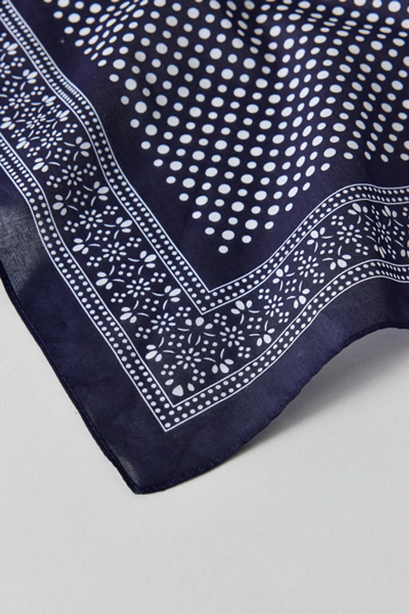 Polka Dot Pattern Cotton Bandana