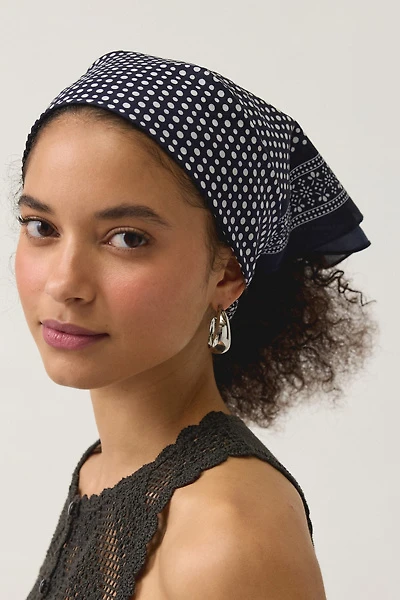 Polka Dot Pattern Cotton Bandana