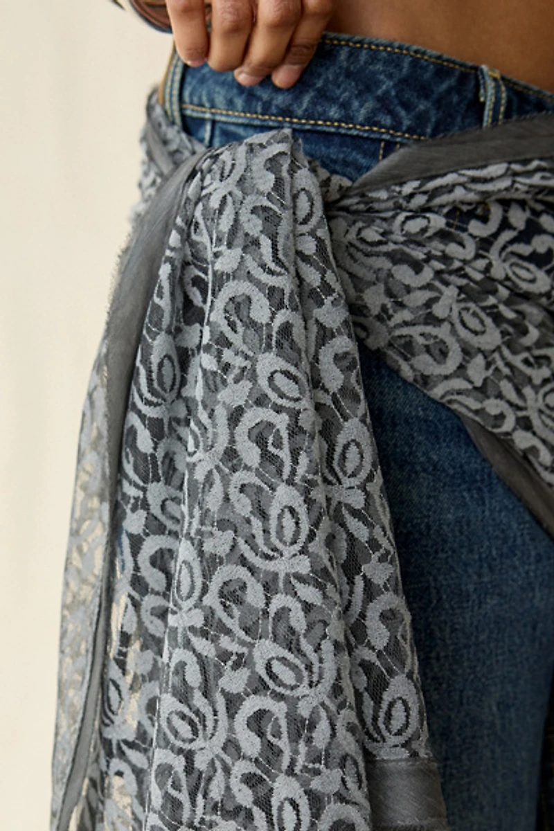 Lace Sarong Wrap Cover Up