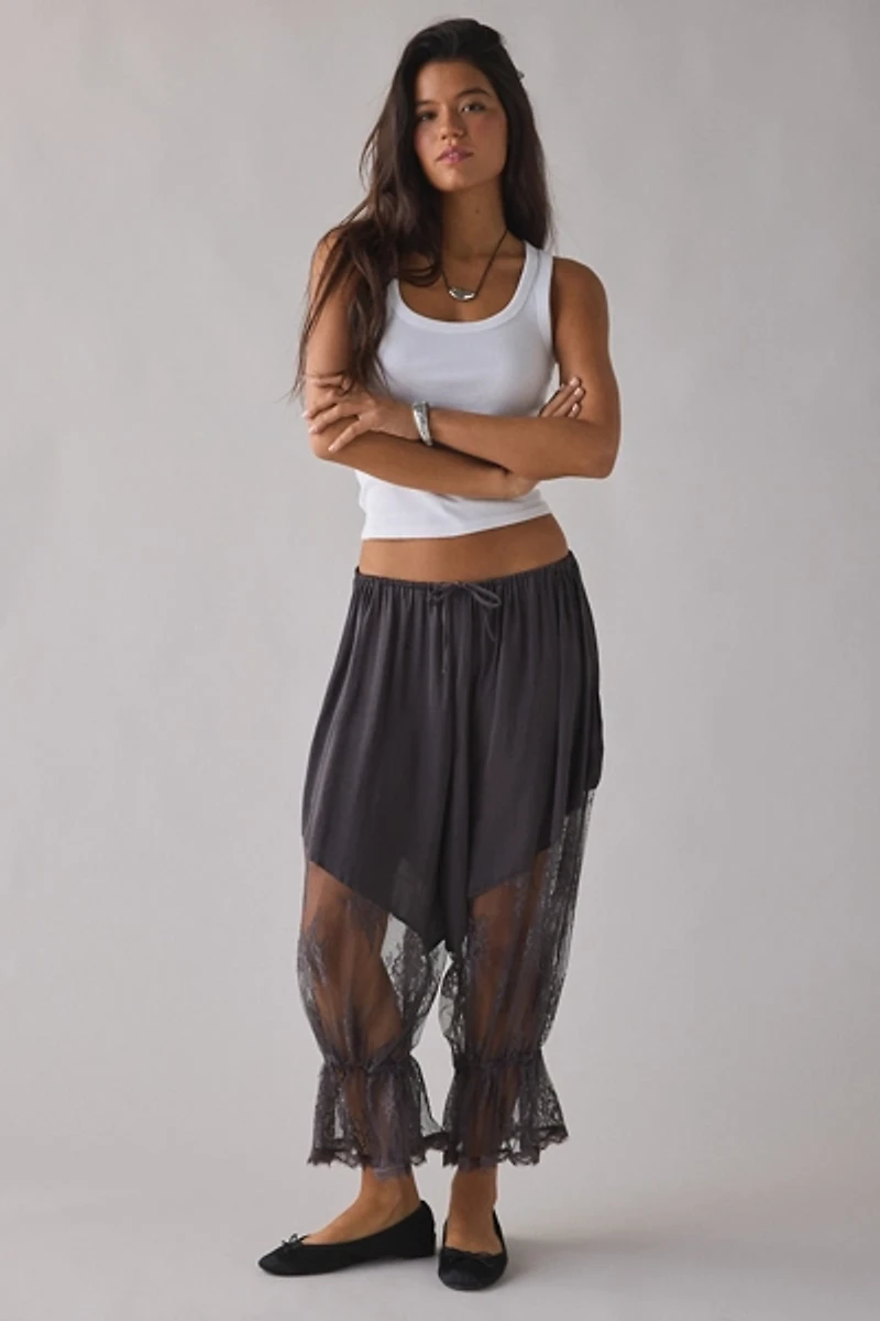 Out From Under Milla Lace Trim Bloomer Pant