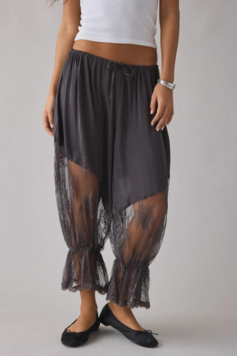 Out From Under Milla Lace Trim Bloomer Pant