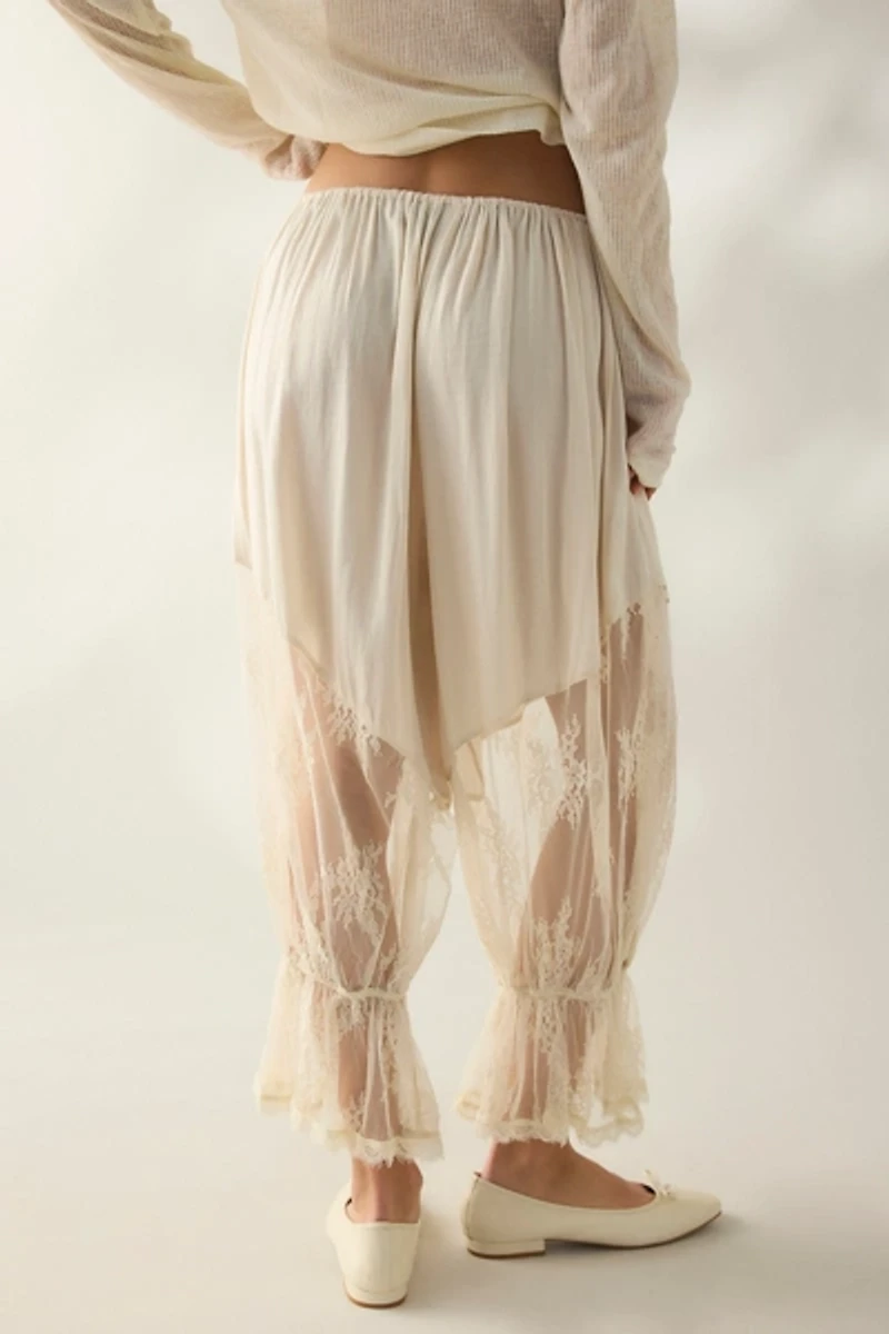 Out From Under Milla Lace Trim Bloomer Pants