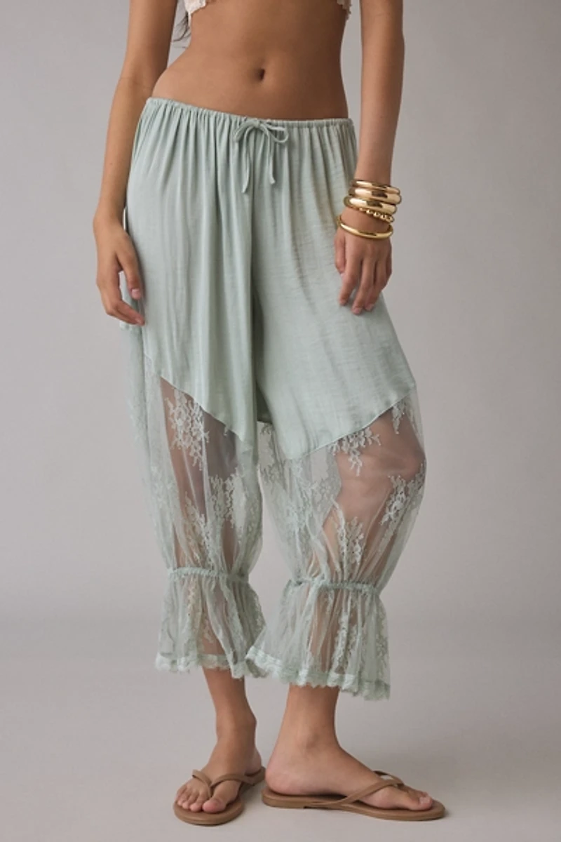 Out From Under Milla Lace Trim Bloomer Pant