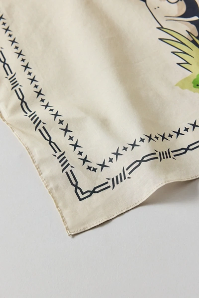 UO Happy Frog Pattern Bandana
