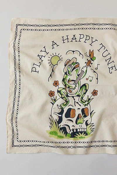 UO Happy Frog Pattern Bandana