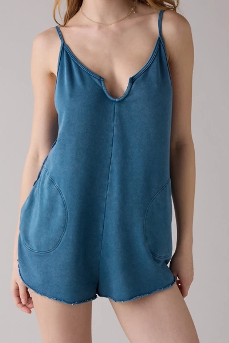 Out From Under Tear It Up Terry Knit Romper