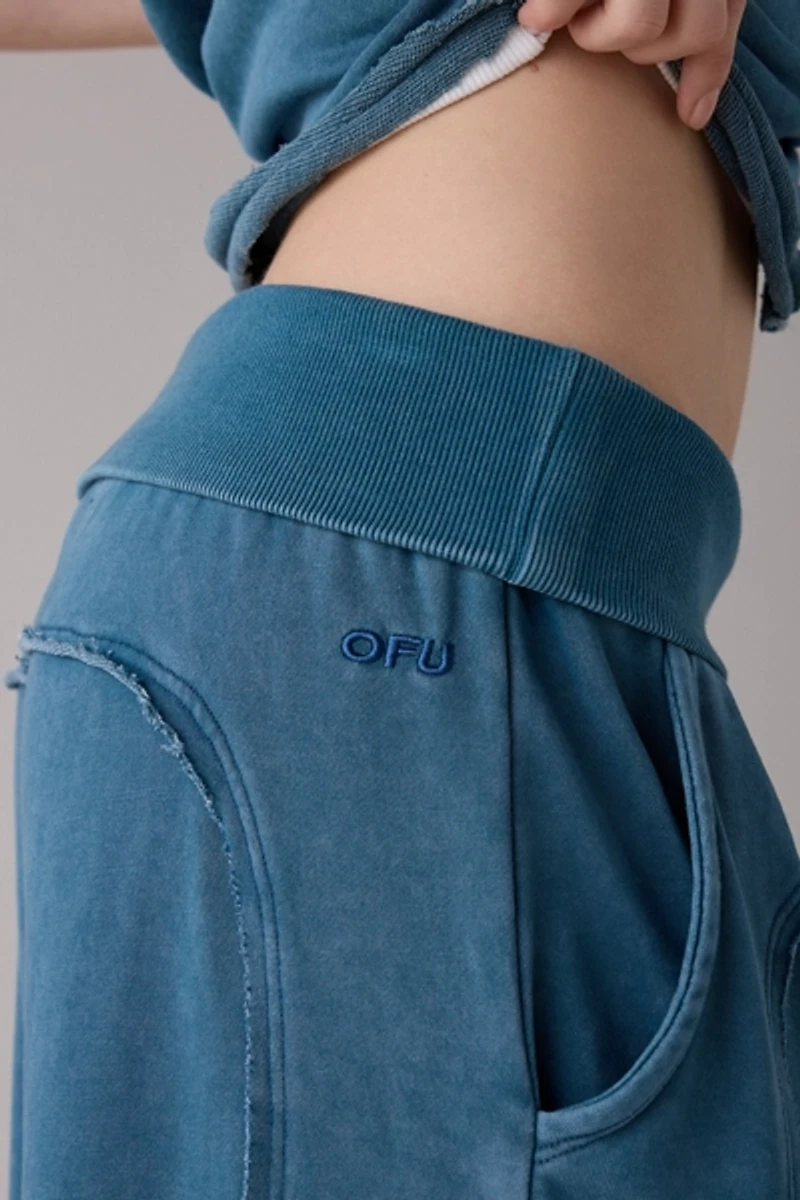 Out From Under Tear It Up Terry Knit Foldover Sweatpant