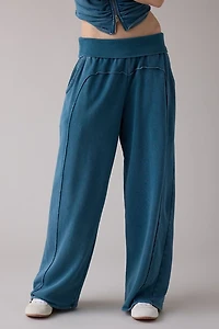 Out From Under Tear It Up Terry Knit Foldover Sweatpant