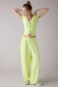 Out From Under Tear It Up Terry Knit Foldover Sweatpants