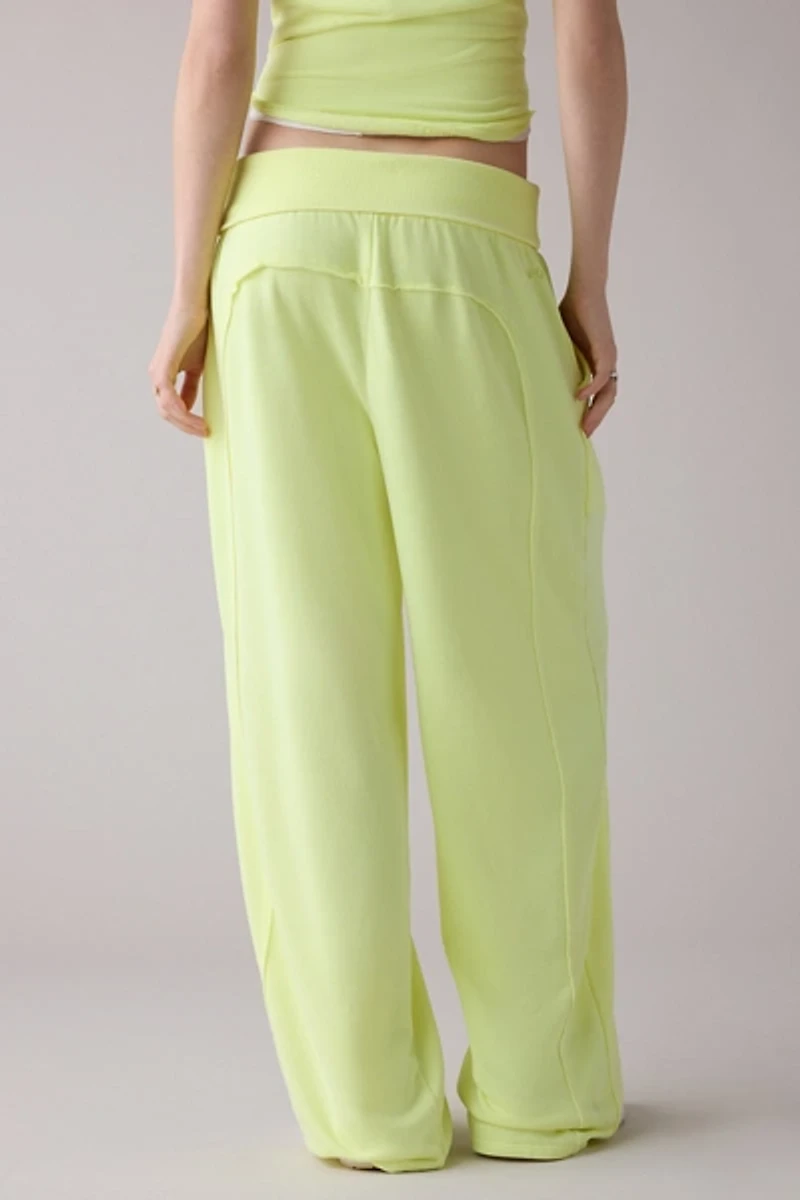 Out From Under Tear It Up Terry Knit Foldover Sweatpants