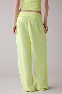 Out From Under Tear It Up Terry Knit Foldover Sweatpants