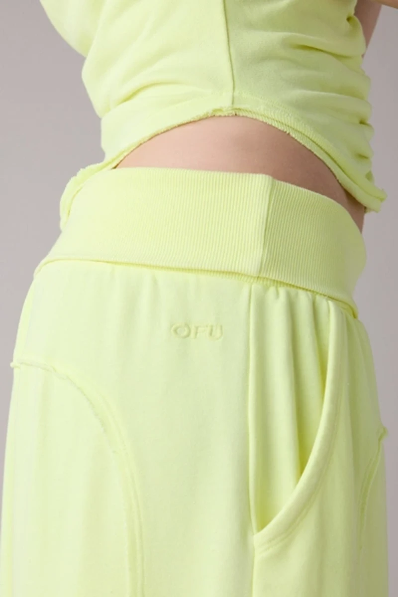 Out From Under Tear It Up Terry Knit Foldover Sweatpants