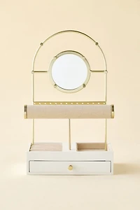 Mirrored Jewelry Organizer & Display Stand