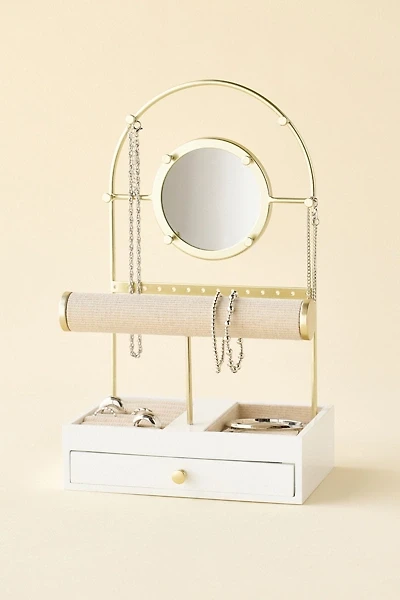 Mirrored Jewelry Organizer & Display Stand