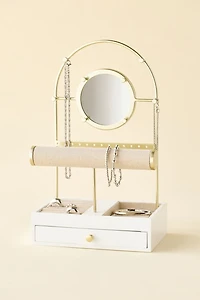 Mirrored Jewelry Organizer & Display Stand