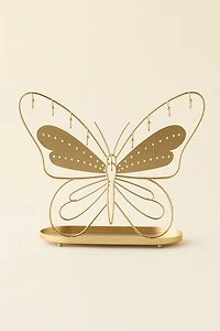 Butterfly Shaped Iron Jewelry Stand