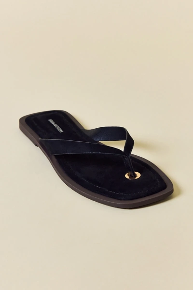 UO Sabrina Suede Thong Sandal