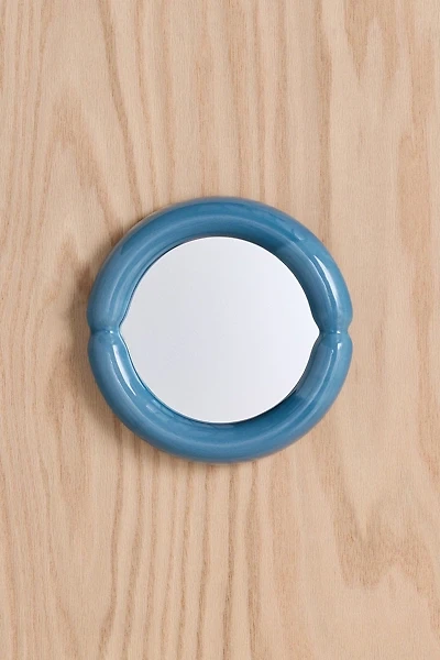 Ceramic Framed Tabletop & Wall Mirror