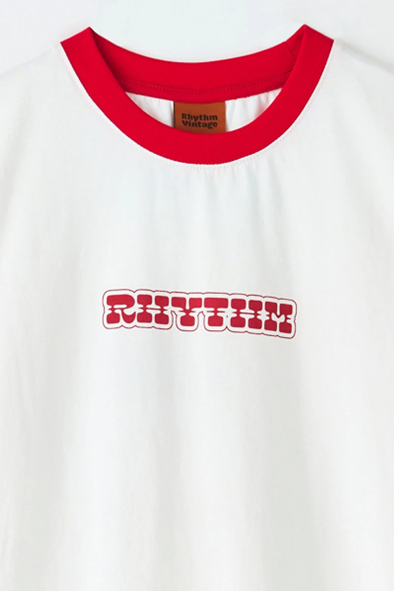 Rhythm Rose Graphic Ringer Tee