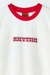 Rhythm Rose Graphic Ringer Tee