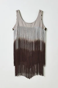 Vintage By My Grrl Sequin Fringe Tank Top