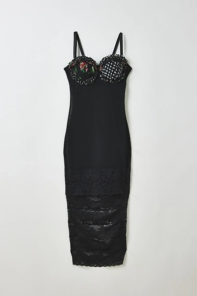 Vintage By My Grrl Sheer Mesh Midi Dress