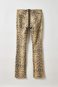 Vintage By My Grrl Snake Print Zipped Jeans