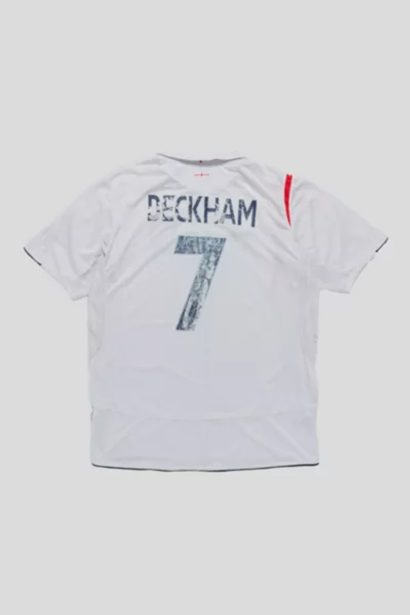 Vintage England David Beckham Soccer Jersey