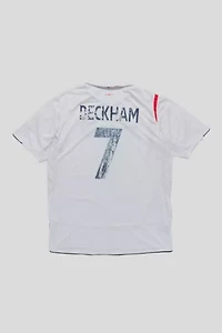 Vintage England David Beckham Soccer Jersey