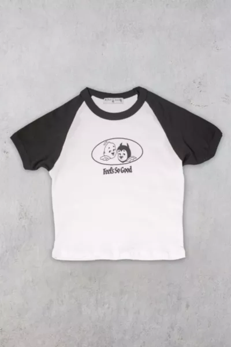 Feels So Good Never Evil Crop Tee