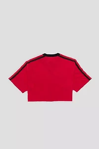 Frankie Collective Rework Atlanta Falcons Crop Tee