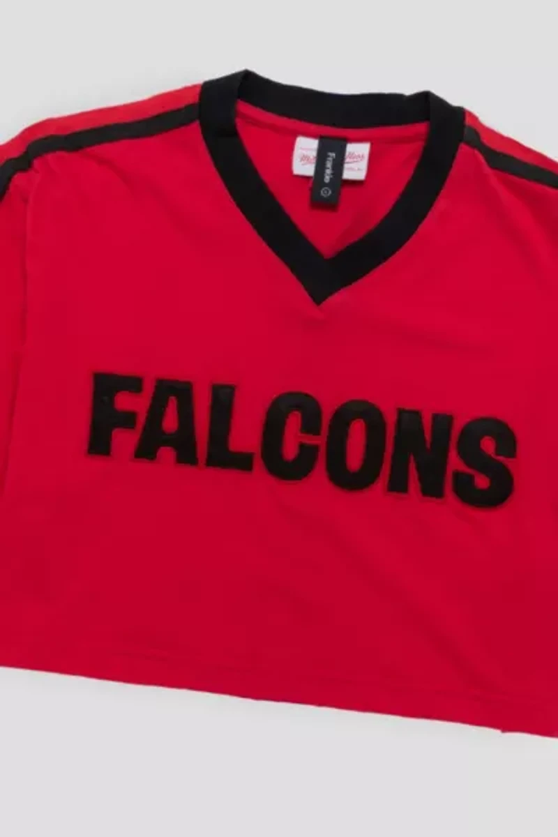 Frankie Collective Rework Atlanta Falcons Crop Tee