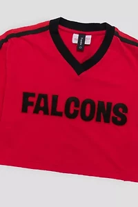 Frankie Collective Rework Atlanta Falcons Crop Tee