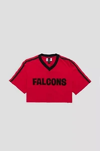 Frankie Collective Rework Atlanta Falcons Crop Tee