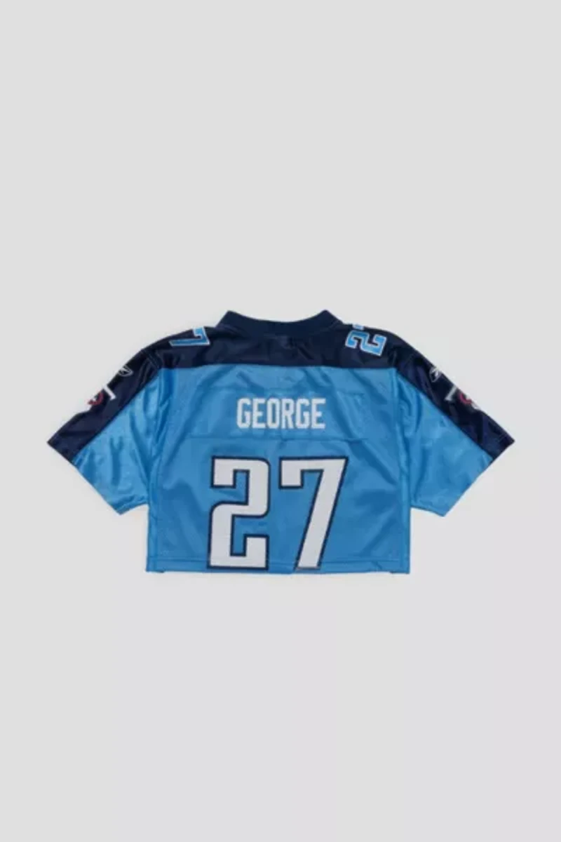 Frankie Collective Rework Tennessee Titans Crop Jersey